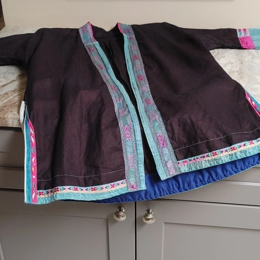 Linen & Silk Chinese Tunic Size XS-S